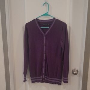 Faded Glory Purple Women's Cardigan